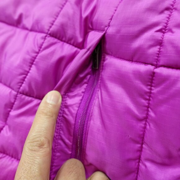 Columbia Thermal Coil Insulated Hooded Jacket Women's Large Purple Pink Puffer‎ - Picture 9 of 15